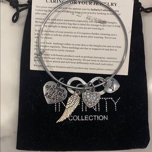 A piece of my heart is in heaven bracelet